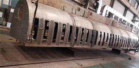 分布器-噴砂除銹加工前